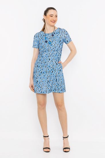 Picture of A Form Patterned Patterned Dress