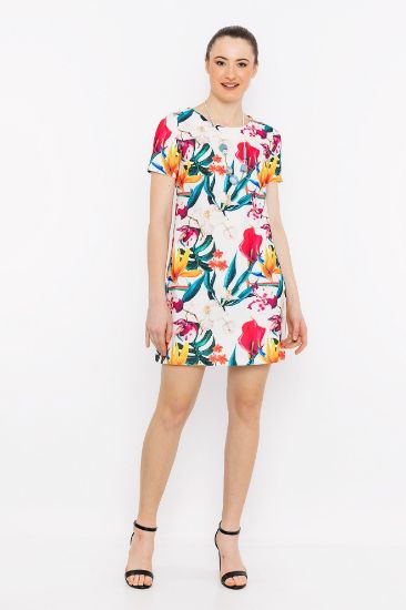 Picture of A Form Patterned Patterned Dress