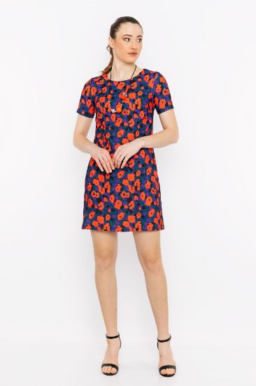 Picture of A Form Patterned Patterned Dress