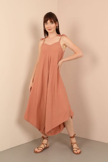 Picture of Aerobin Material İp Strap Long Maxi Size Oversize Loose Woman Overall Onion