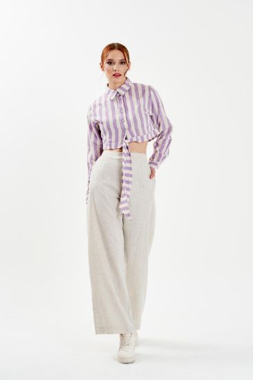 Picture of Crop Shirt Trousers Suit