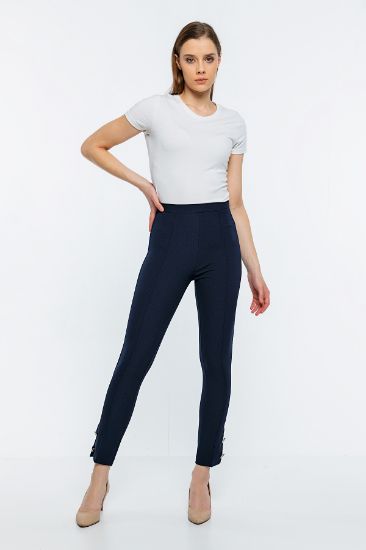Picture of Skinny Trotter Button Detailed Trousers