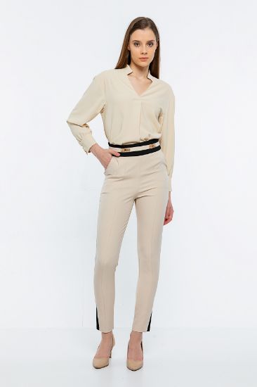Picture of Skinny Trotter High Waist Two Colour Trousers