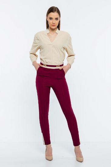 Picture of Skinny Trotter High Waist Two Colour Trousers