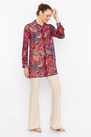 Picture of Patterned Patterned Buttoned Buttoned Tunic