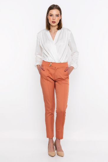 Picture of Button Detailed Classical Cut Trousers