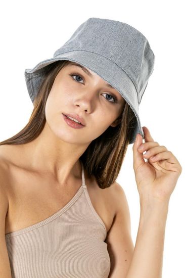 Picture of Jeans Color Woman Bucket Hat Blue