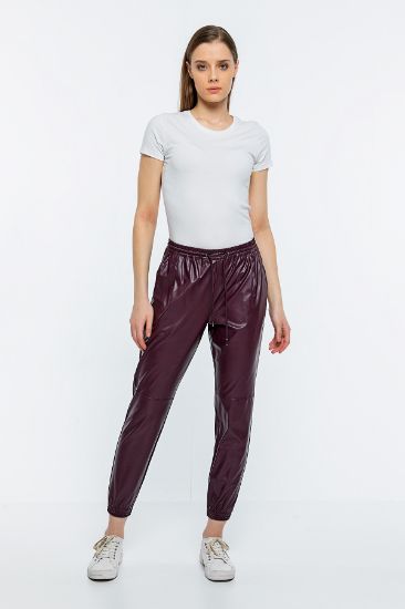 Picture of Elastic Sport wear Sport Sport Side with pockets Leather Leather Leather Trousers