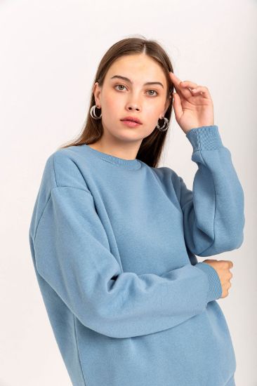 Picture of raising 3 Thread Material Long Maxi Sleeve Basen Six Size Woman Sweatshirt Bebemavi