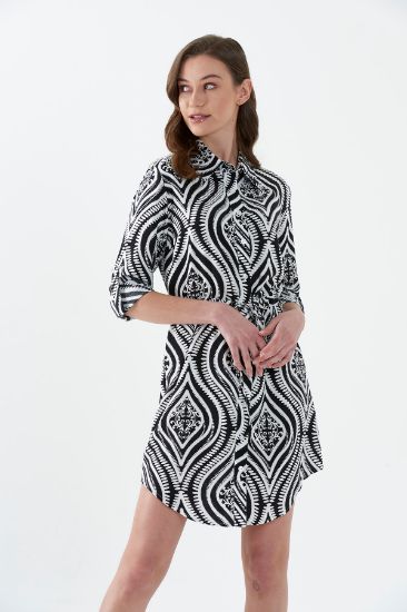 Picture of Viscose Mini Shirt Dress