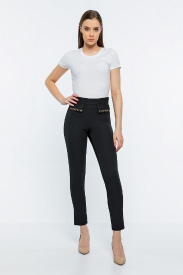 Picture of High Waist Pocket Detailed Trousers