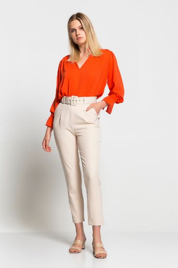 Picture of High Waist Belted belted Trousers